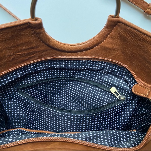 Medium size brown crossbody bag - Picture 2 of 7